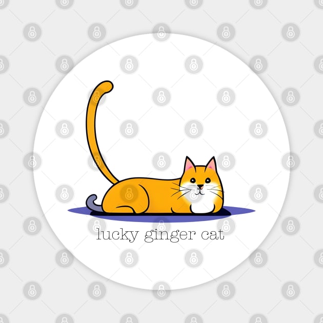 Lucky Cat Magnet by geeklyshirts